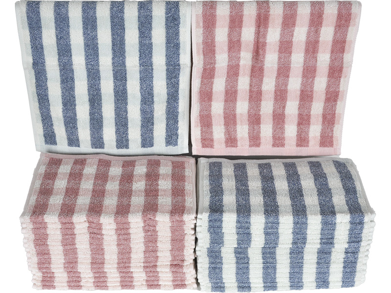 棉的演绎6621 方格童巾
