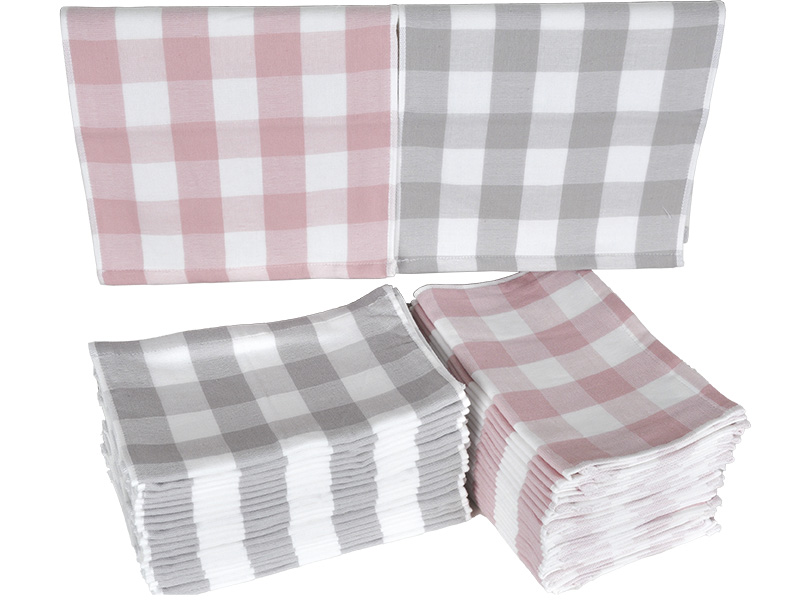 棉的演绎6624 布面方块童巾
